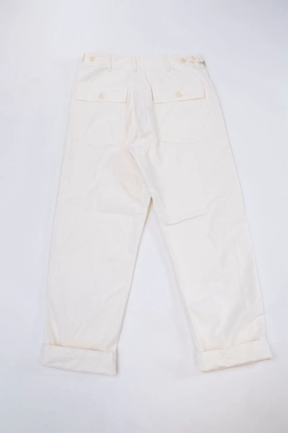 01-5002-66 - Fatigue Pants Reverse Sateen - Standard Fit - Ecru