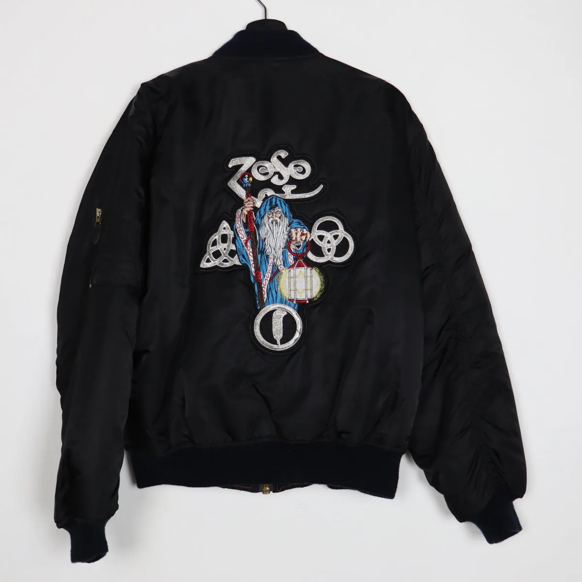 1980s Led Zeppelin ZOSO Bomber Jacket