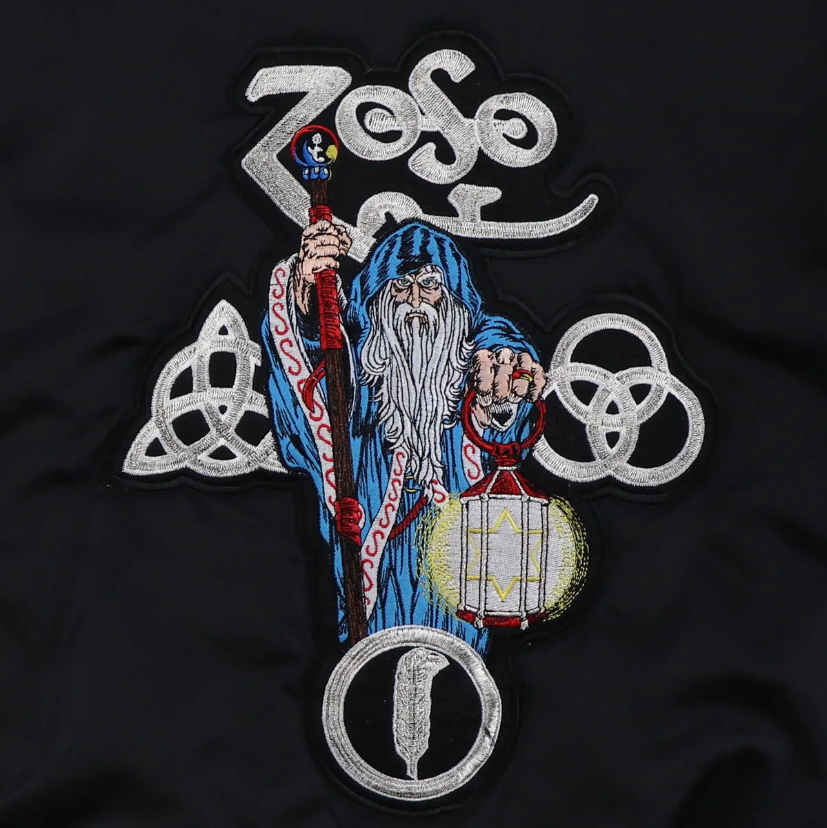 1980s Led Zeppelin ZOSO Bomber Jacket