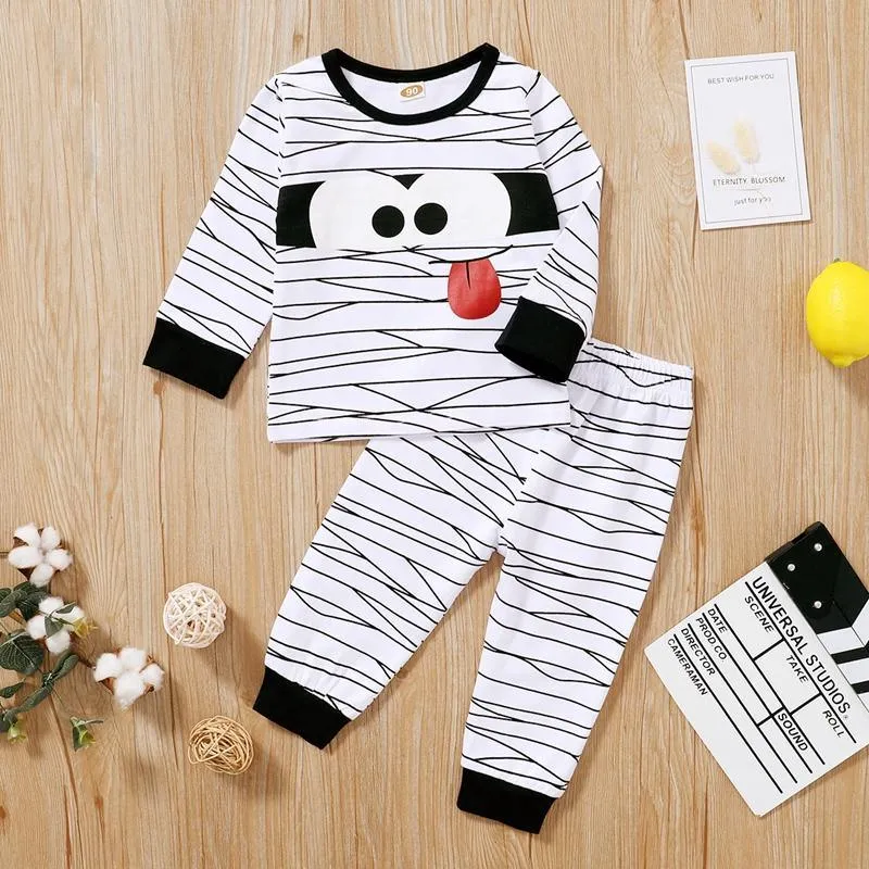 2-piece Cartoon Design Tops & Pants for Children Boy