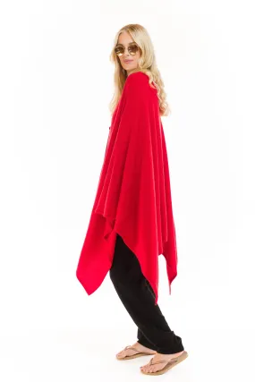 2 PLY AVALON CASHMERE CAPE RED