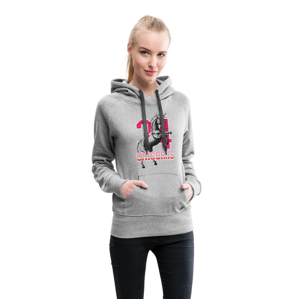 34 Unicorns Women’s Premium Hoodie