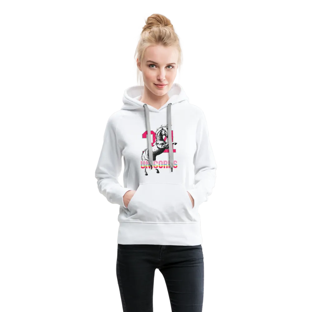 34 Unicorns Women’s Premium Hoodie