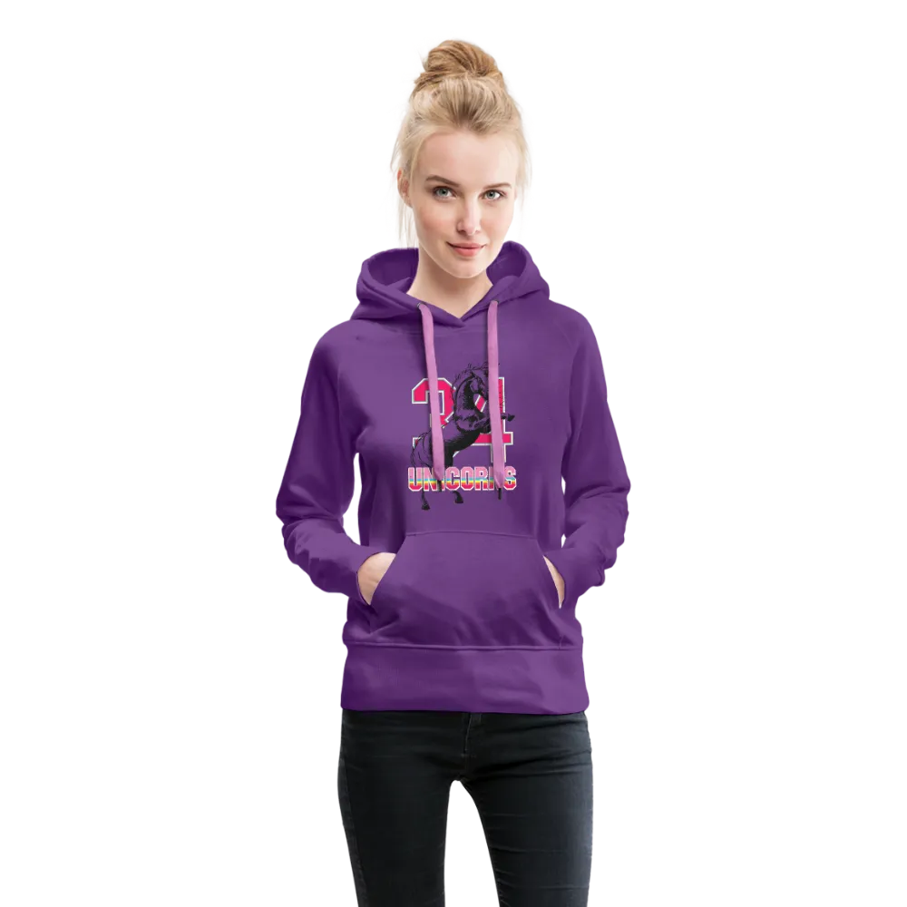 34 Unicorns Women’s Premium Hoodie