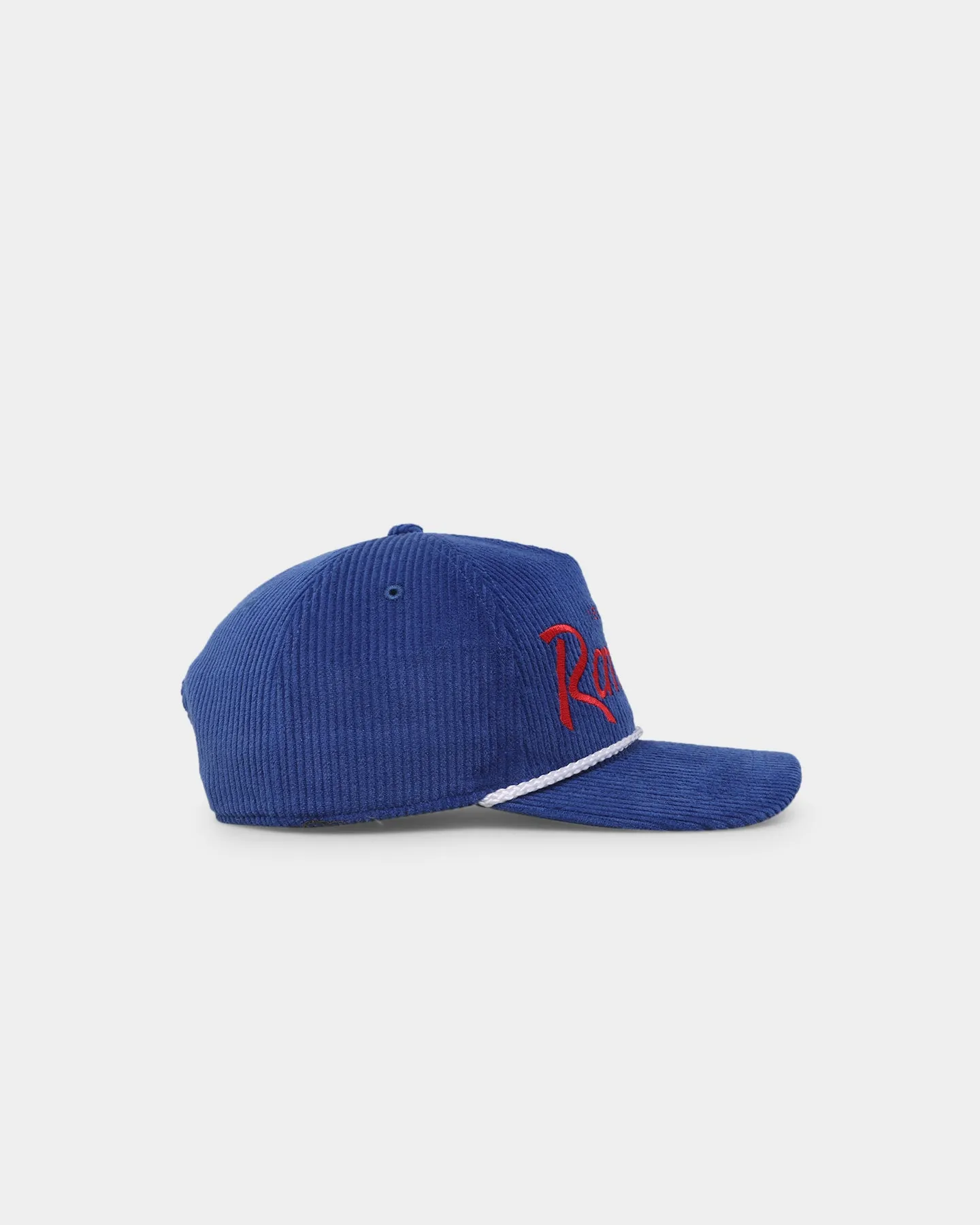 47 Brand New York Rangers Corduroy Crossrope '47 Hitch Snapback Royal