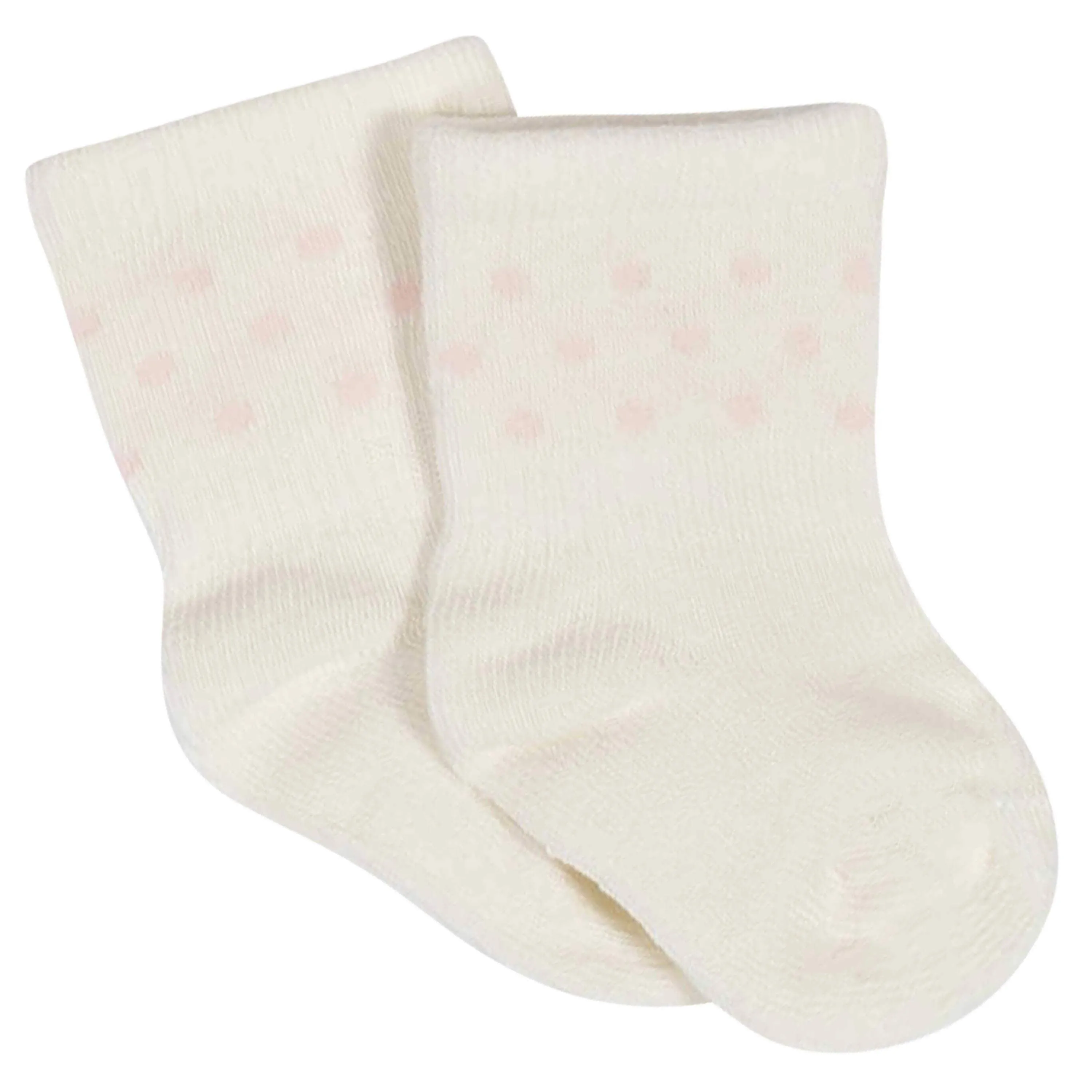 8-Pack Baby Girls' Mary Jane Wiggle-Proof® Jersey Crew Socks