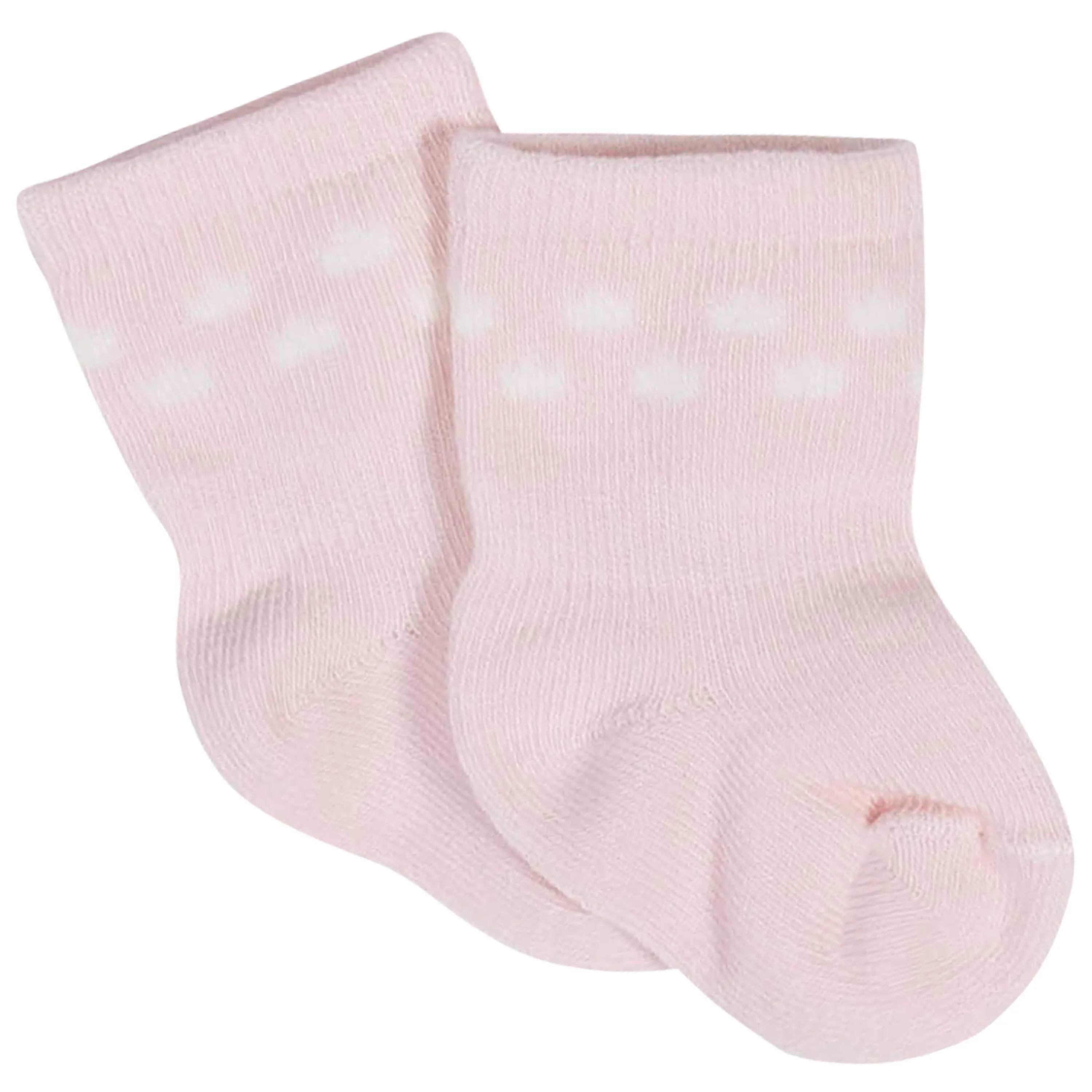 8-Pack Baby Girls' Mary Jane Wiggle-Proof® Jersey Crew Socks