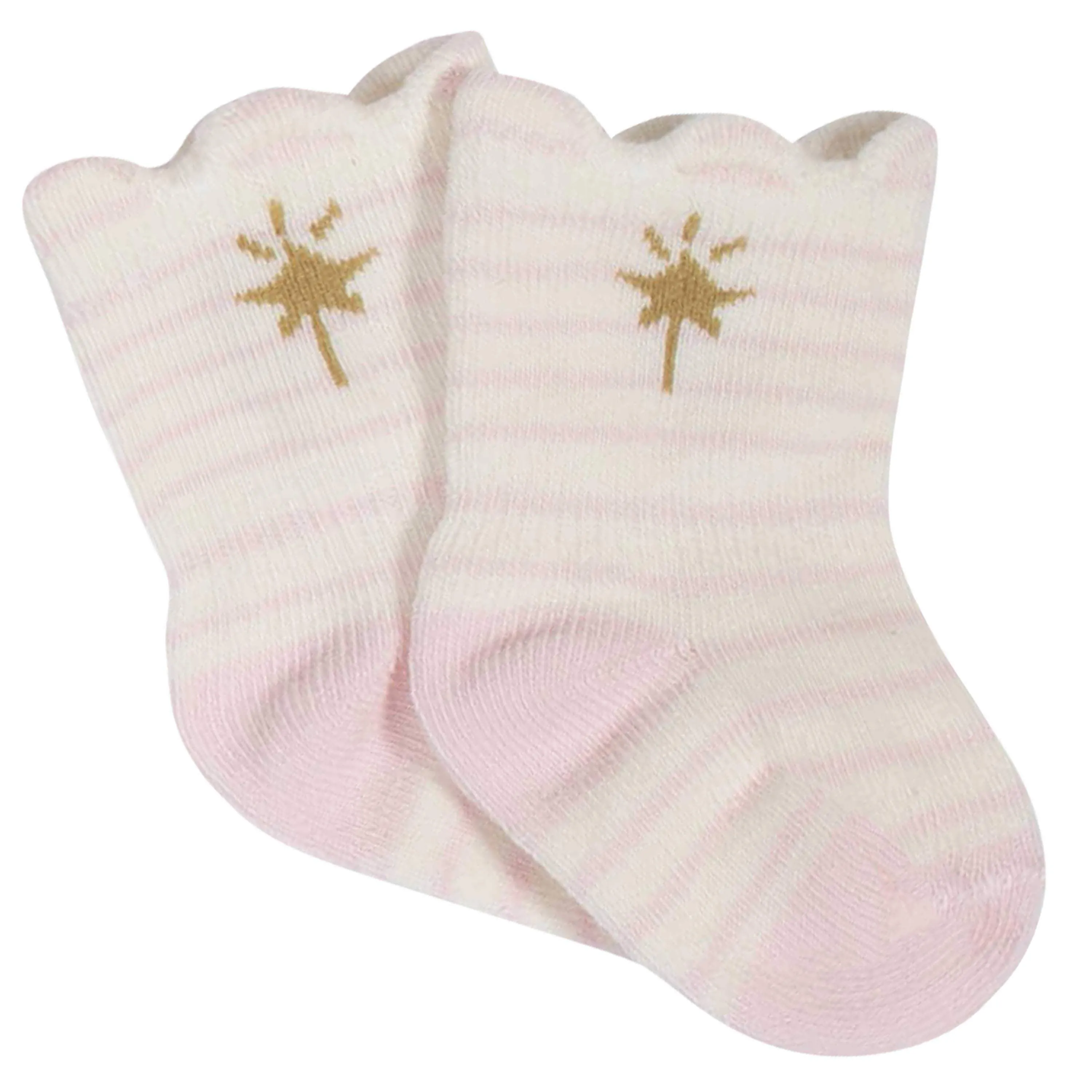 8-Pack Baby Girls' Mary Jane Wiggle-Proof® Jersey Crew Socks