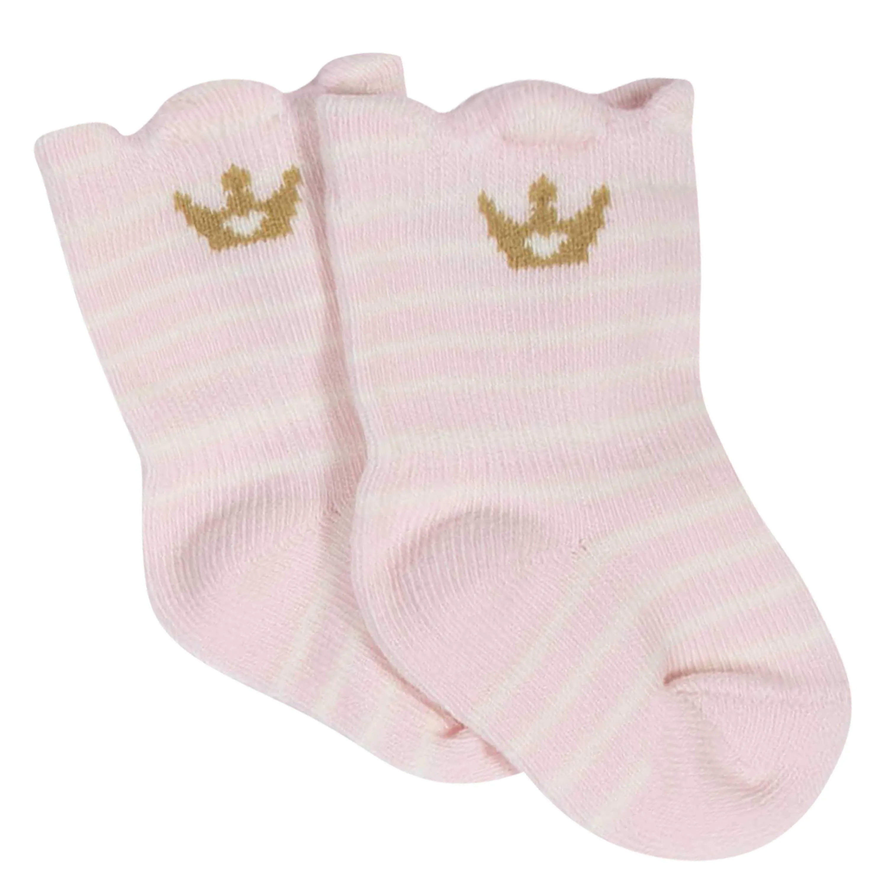 8-Pack Baby Girls' Mary Jane Wiggle-Proof® Jersey Crew Socks