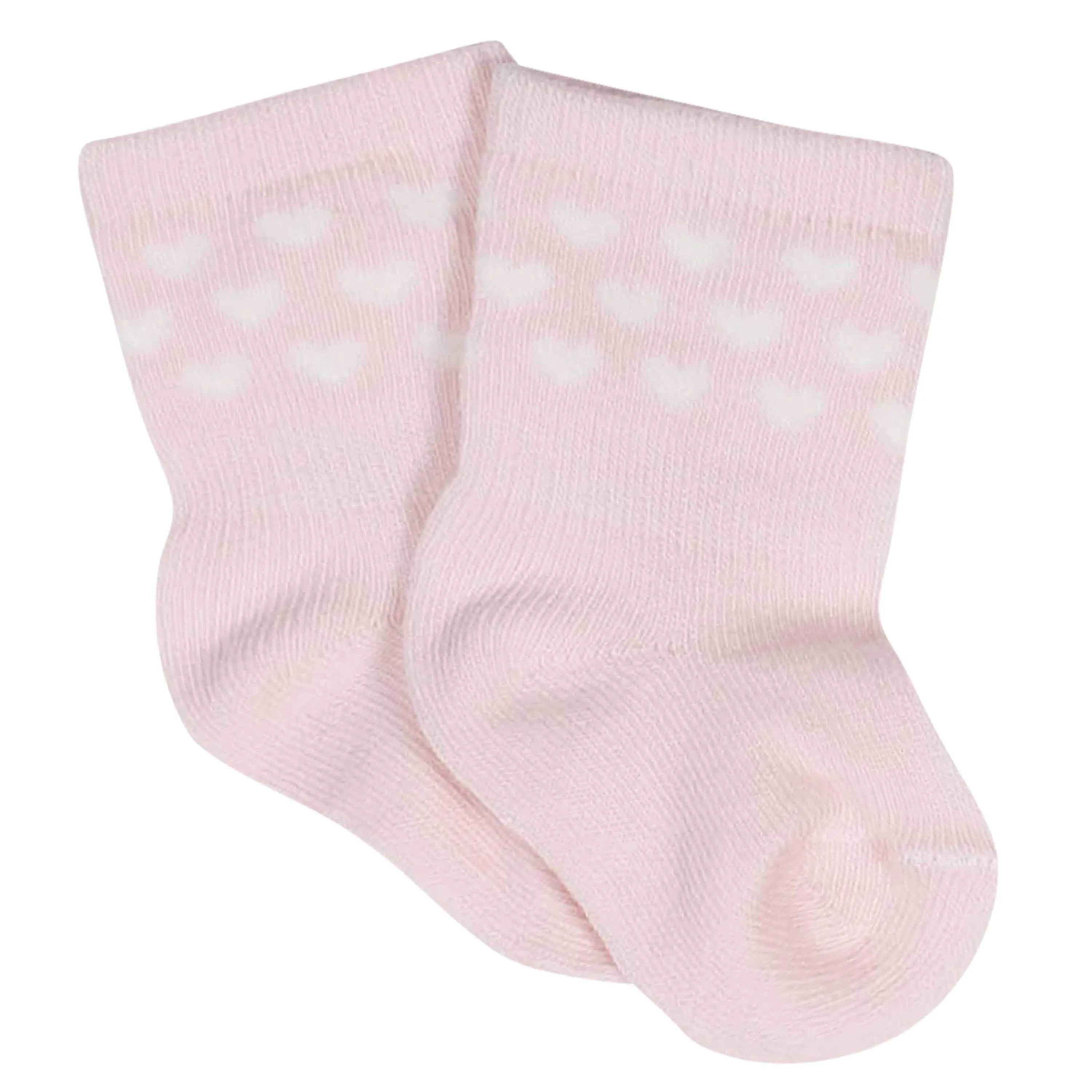 8-Pack Baby Girls' Mary Jane Wiggle-Proof® Jersey Crew Socks