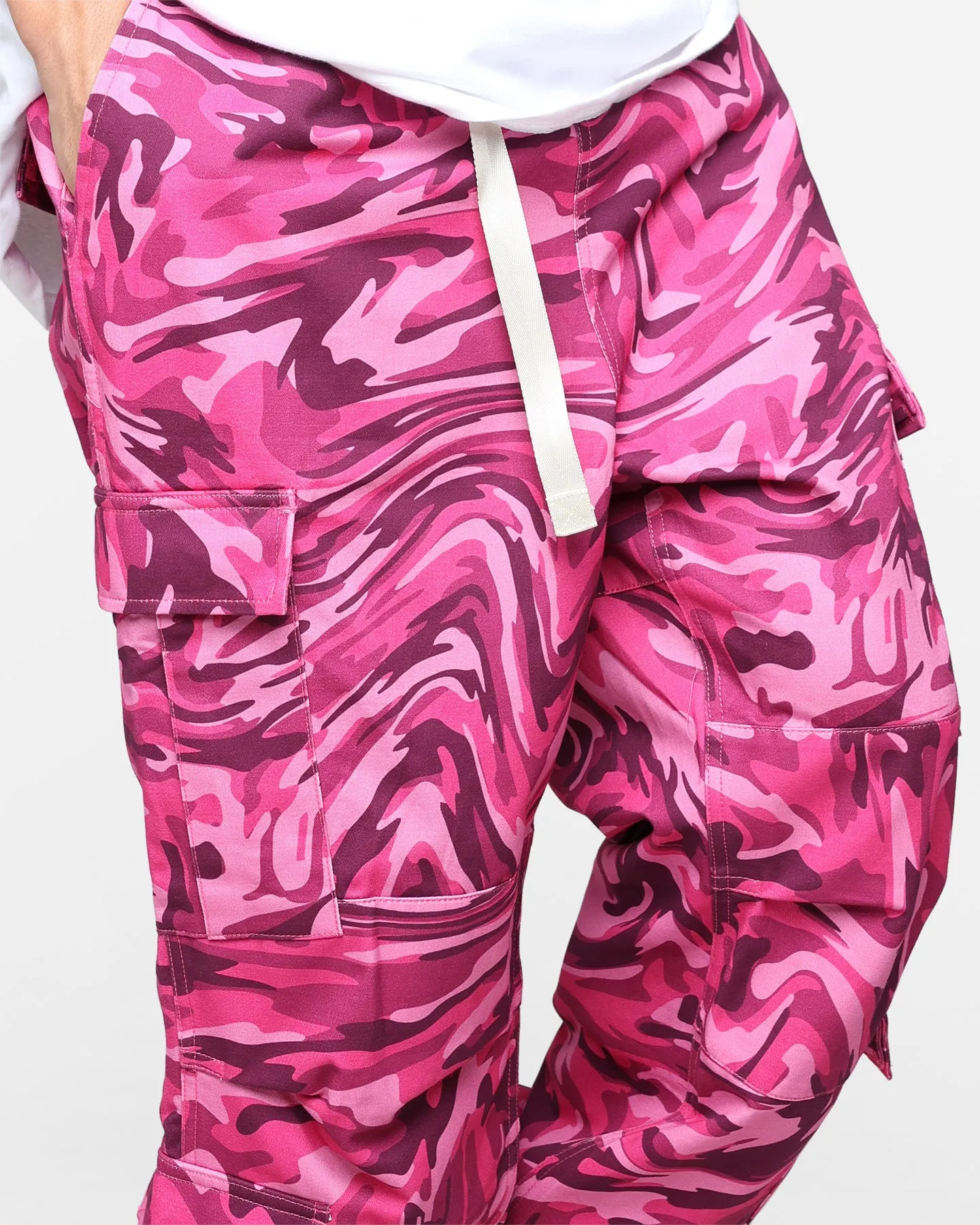 Advisory Board Crystals Abc. 123. Warped Camo Pants Rubellite Pink