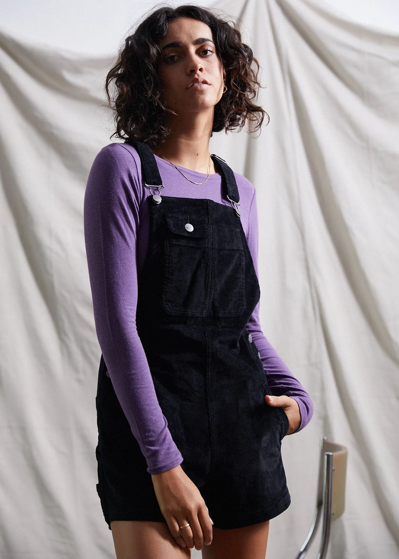 Afends Womens Junebug - Cord Overalls