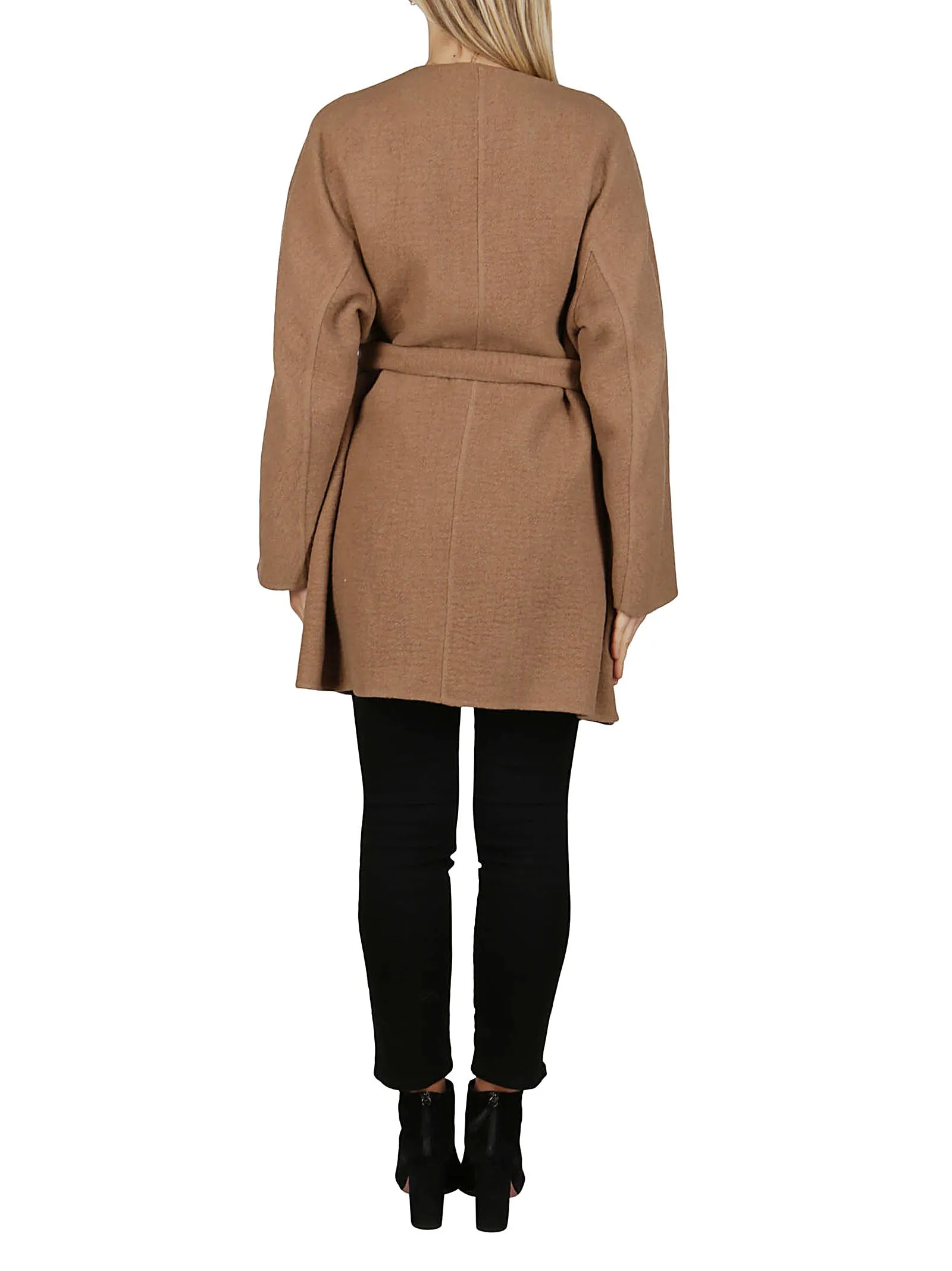 Agnona Cape Overlay Coat