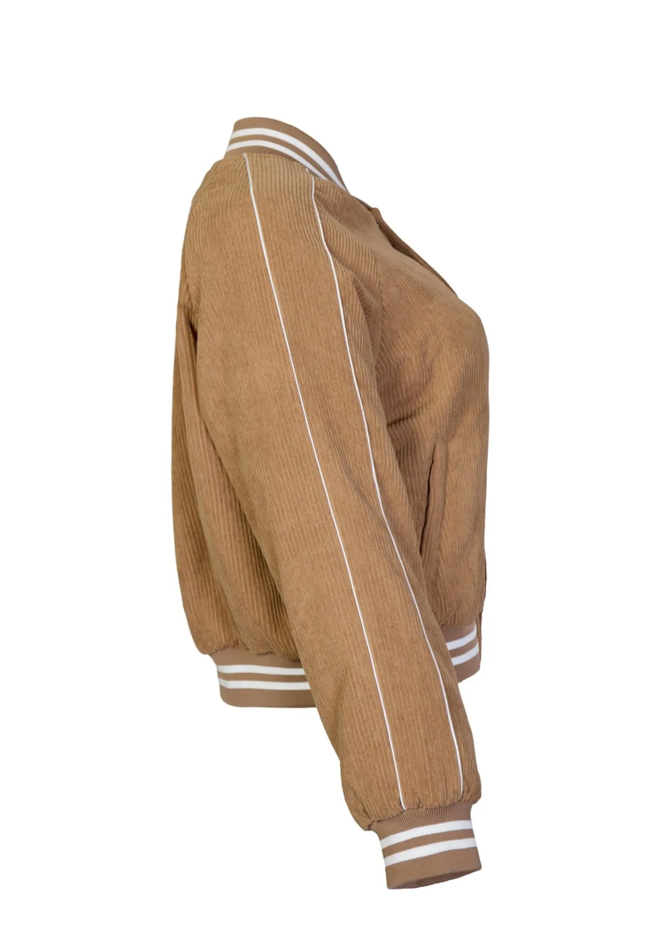 Alex Corduroy Relaxed Fit Varsity Jacket