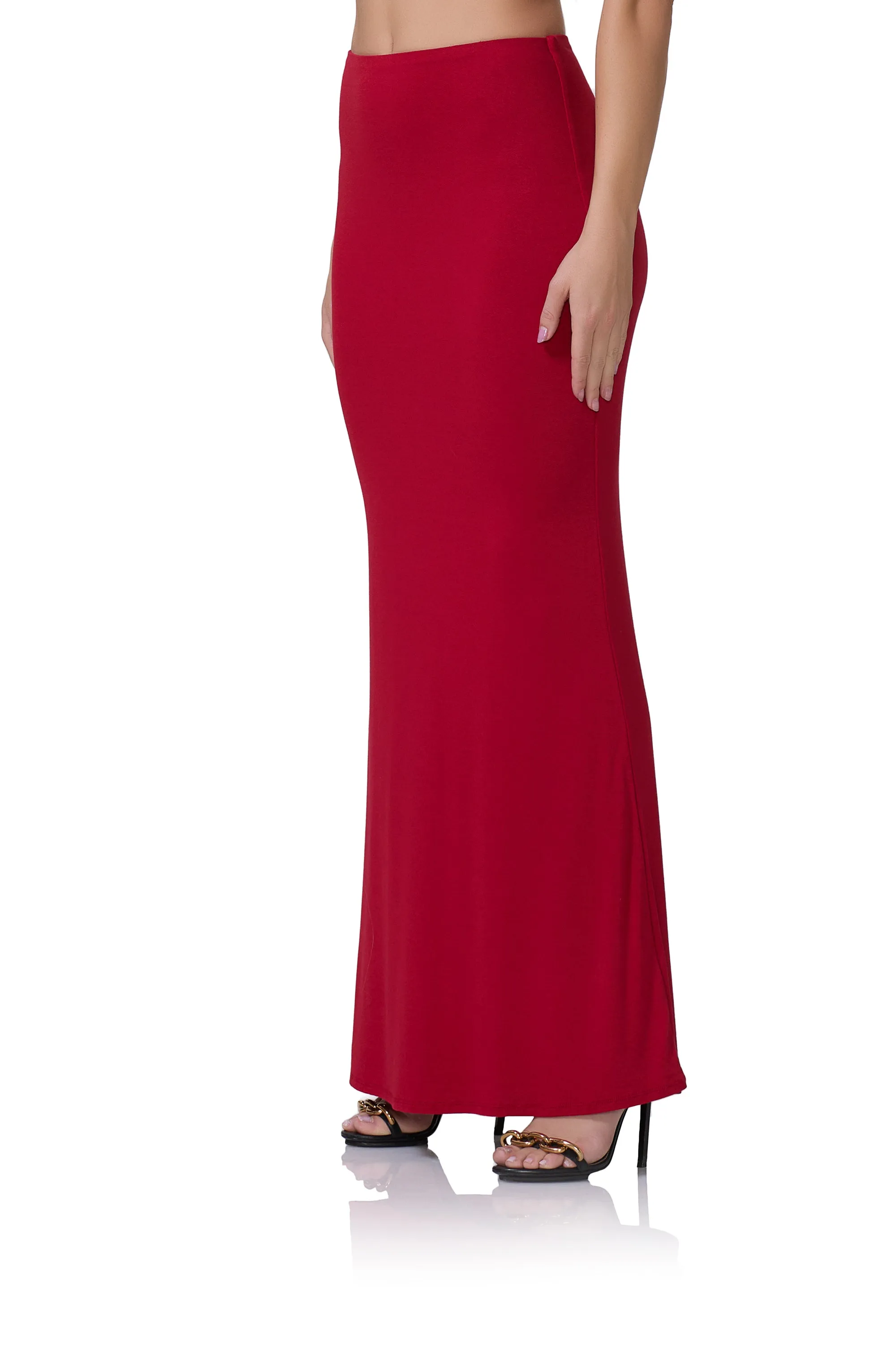 Amelia Maxi Skirt - Poppy Red