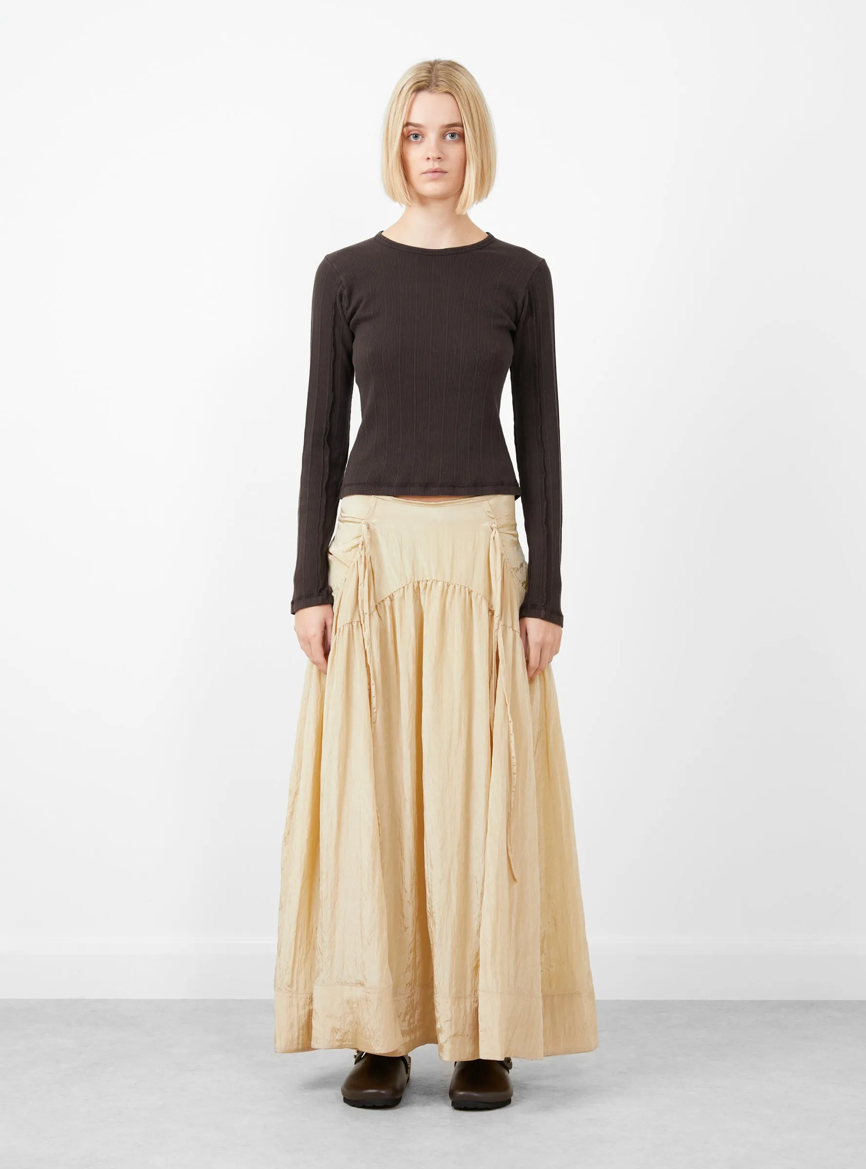 Anika Skirt Viscose Blend Satin