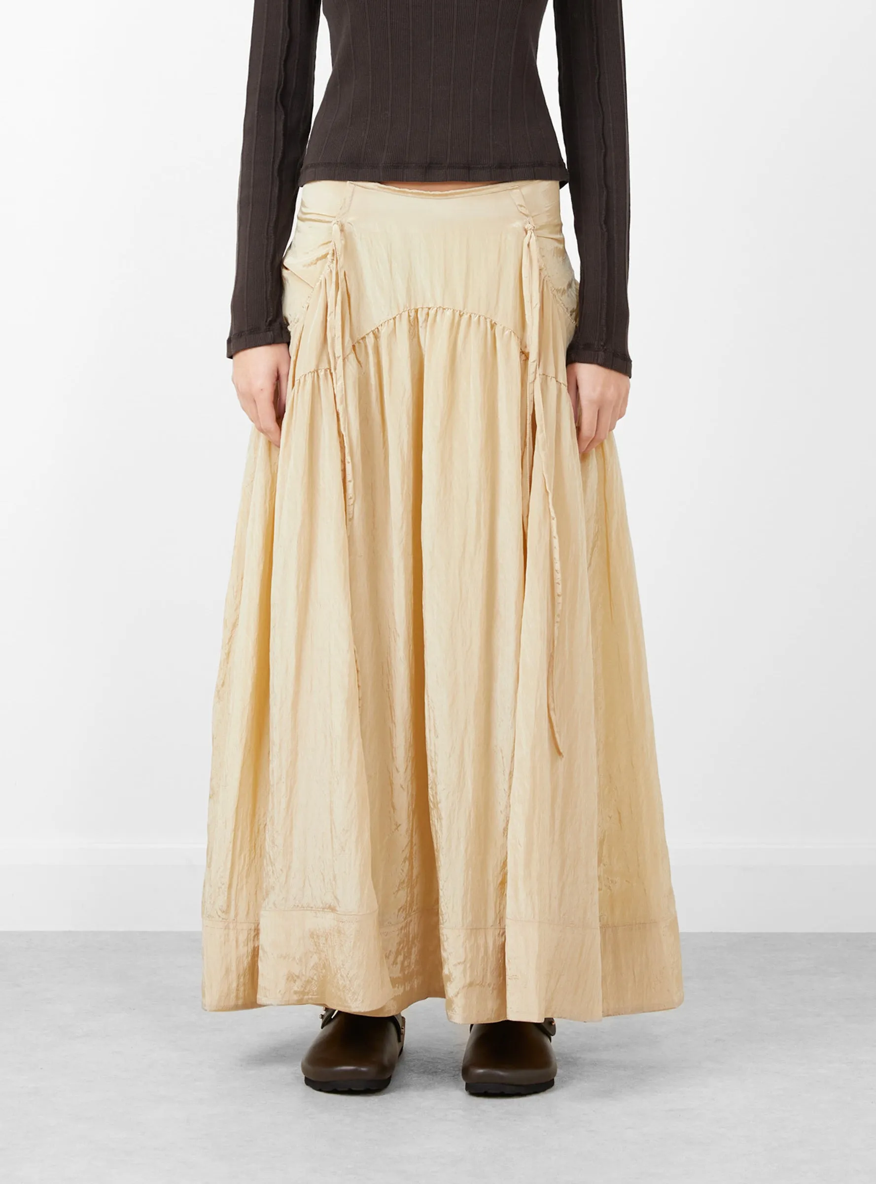 Anika Skirt Viscose Blend Satin