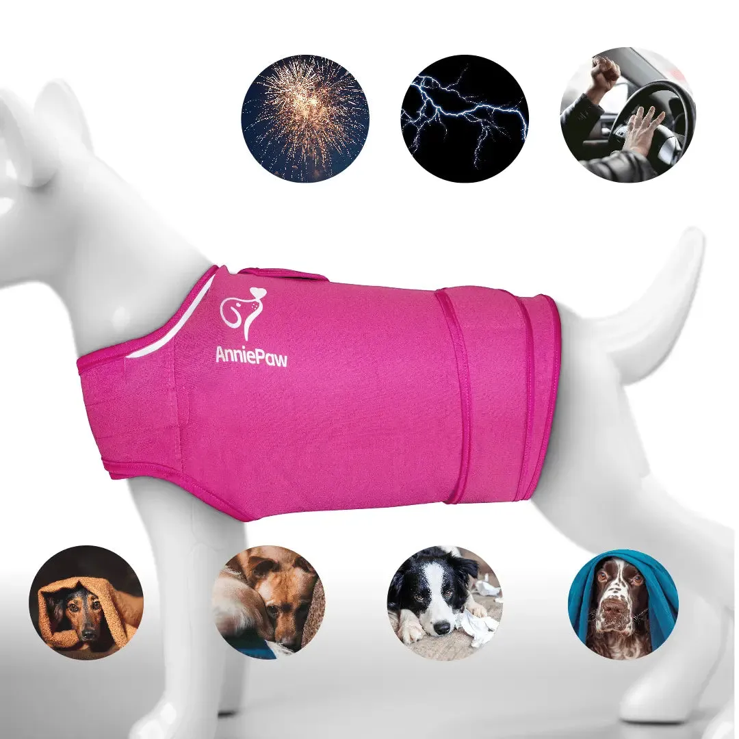 AnniePaw Nurture Anti-anxiety Stress Calming Embrace Thunder Shirts for Dogs Cats