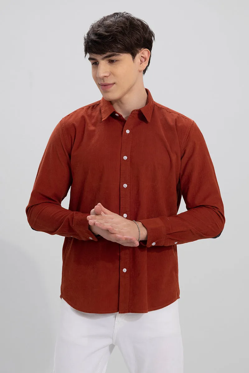 Authentic Red Corduroy Shirt