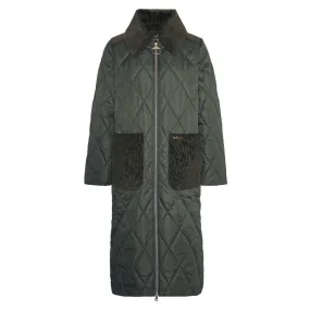 Barbour Malton Quilt Ladies Jacket - Olive/Ancient