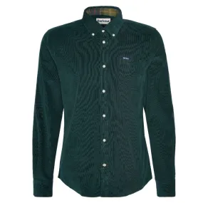 Barbour Ramsey Corduroy Mens Tailored Shirt - Seaweed