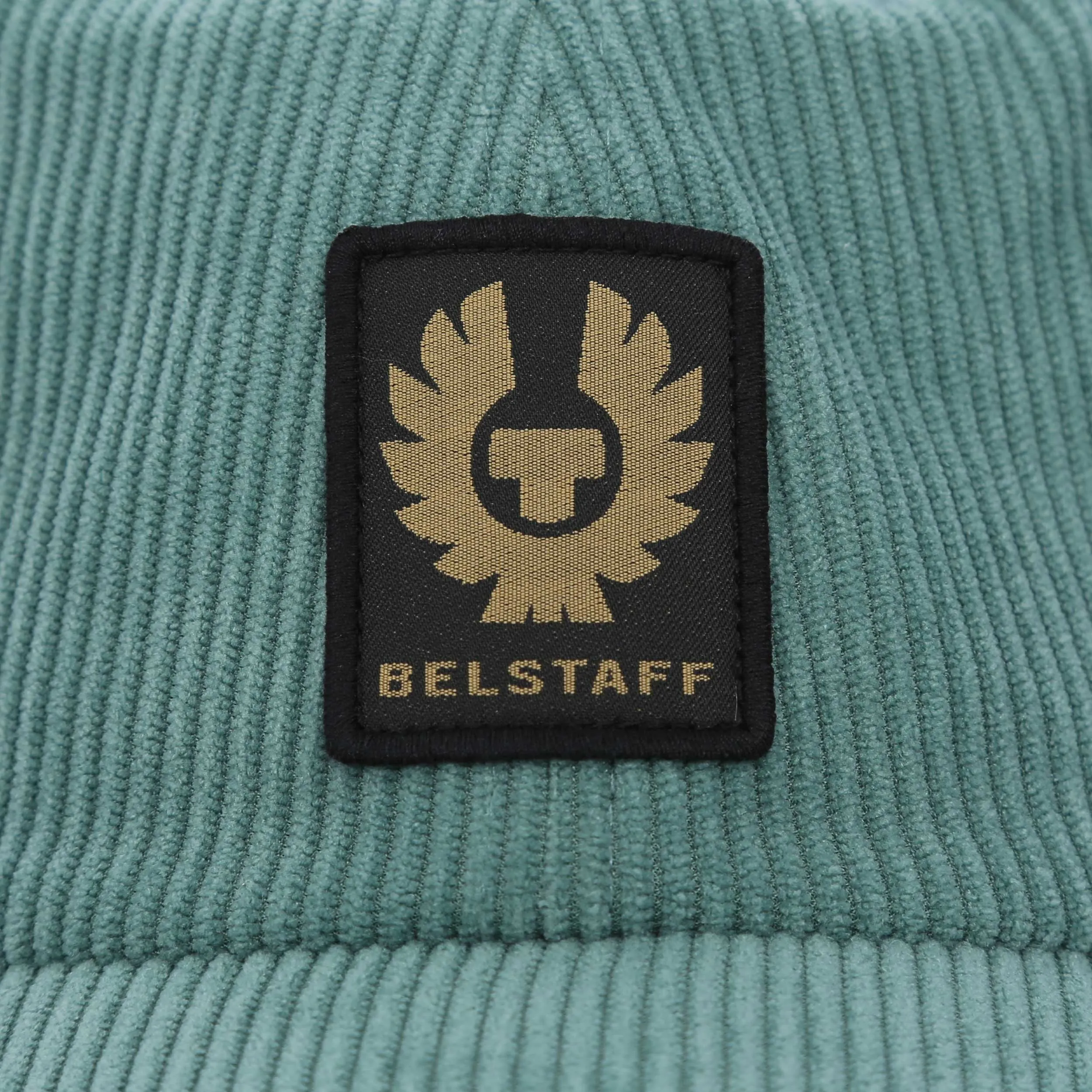 Belstaff Phoenix Patch Cap in Oil Blue Cord