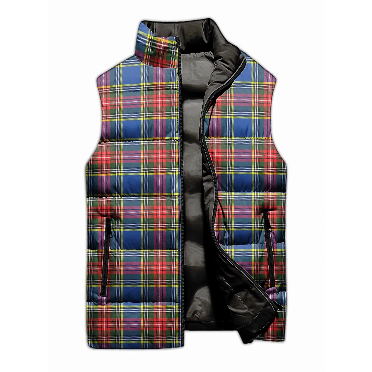 Bethune Tartan Sleeveless Puffer Jacket