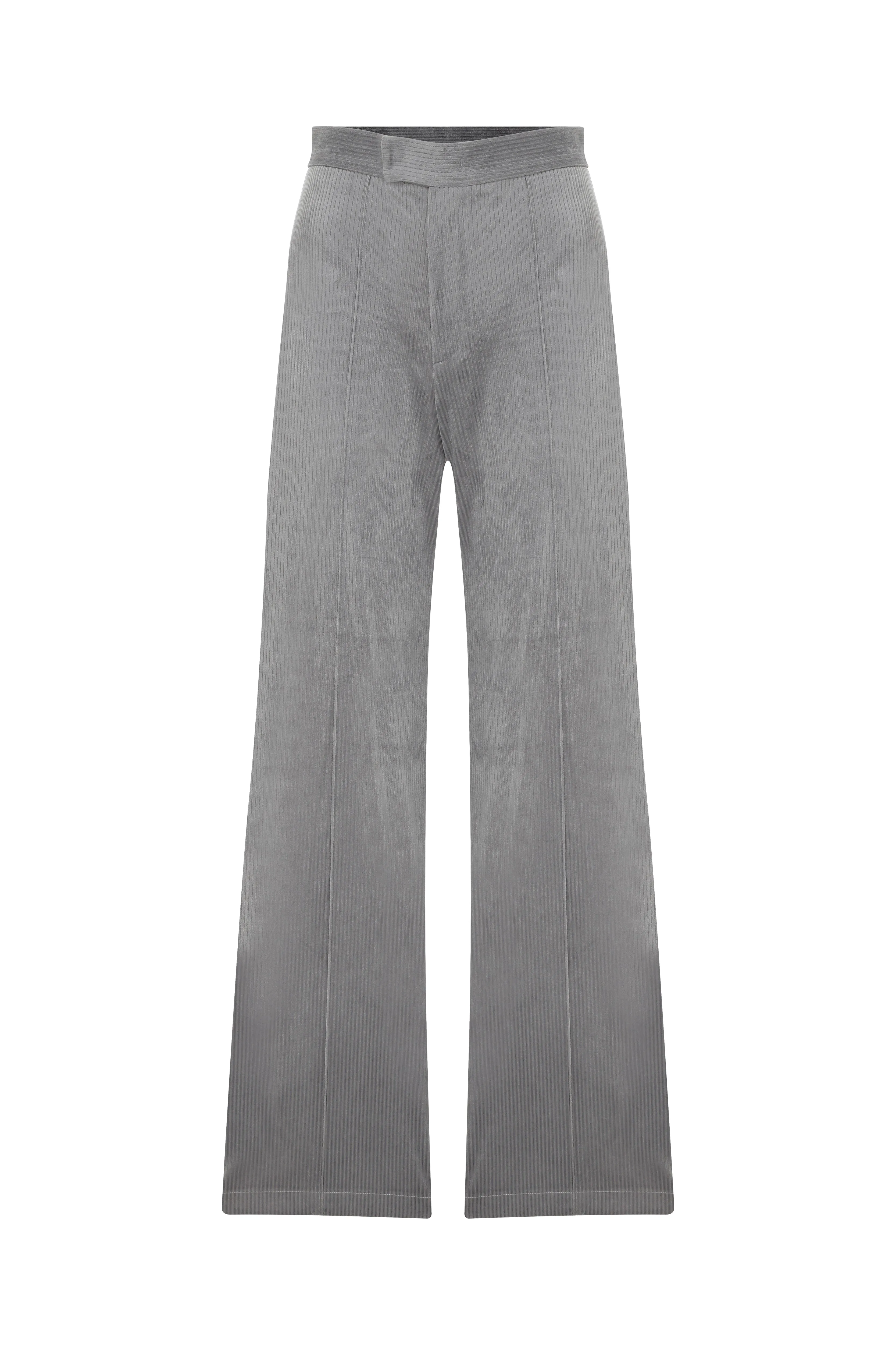 Bicolle Corduroy Trousers In Grey