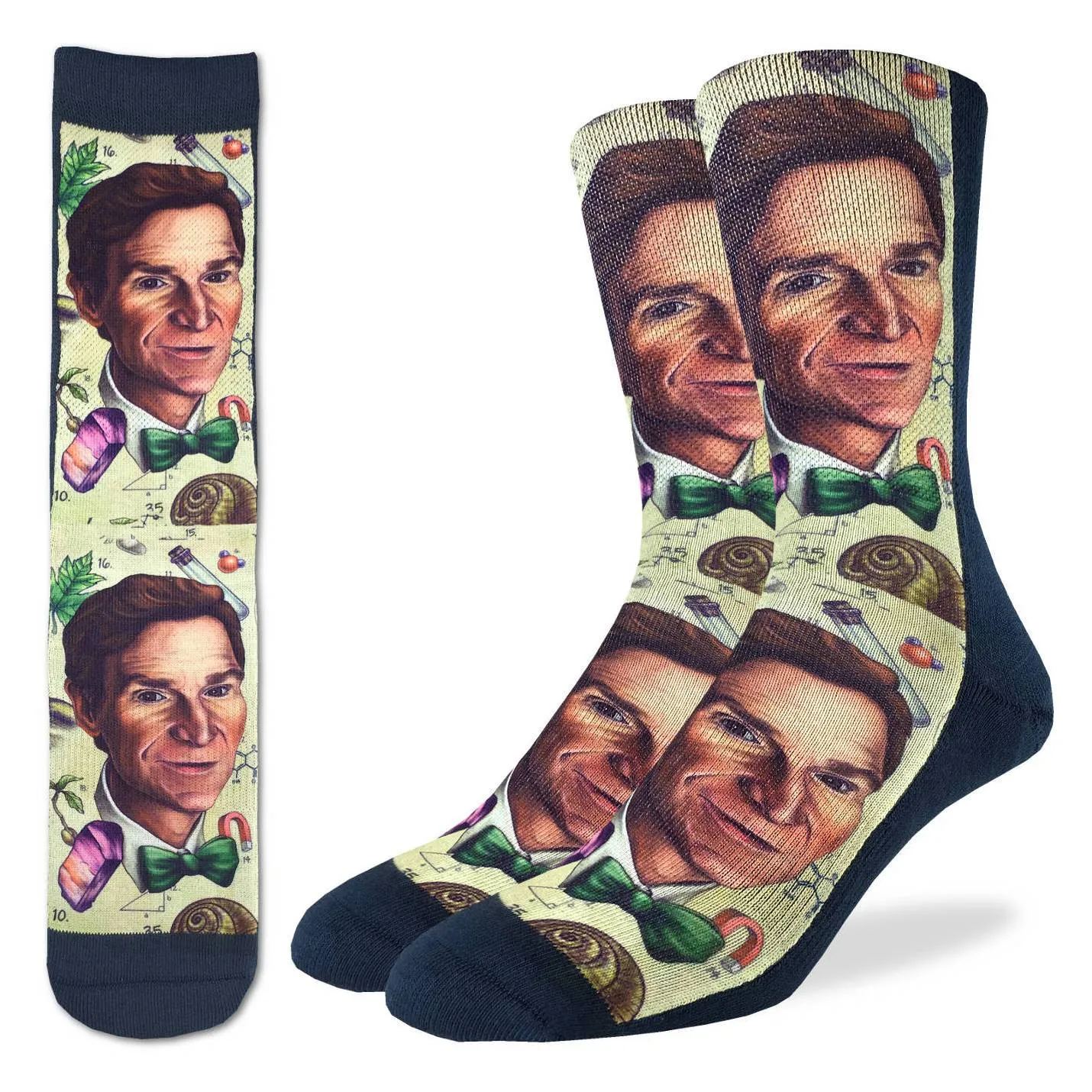 Bill Nye Active Fit Socks - Men's Sizing