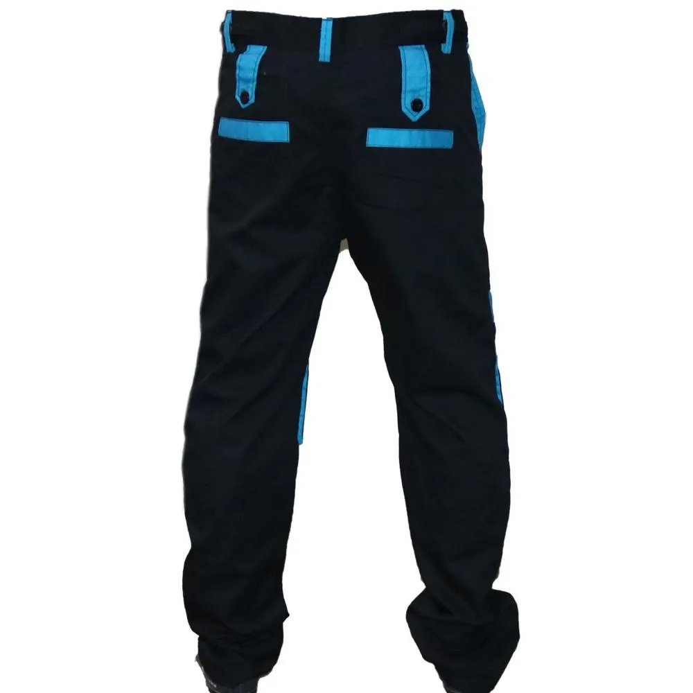 Black & Blue Two Tone Trouser For Men