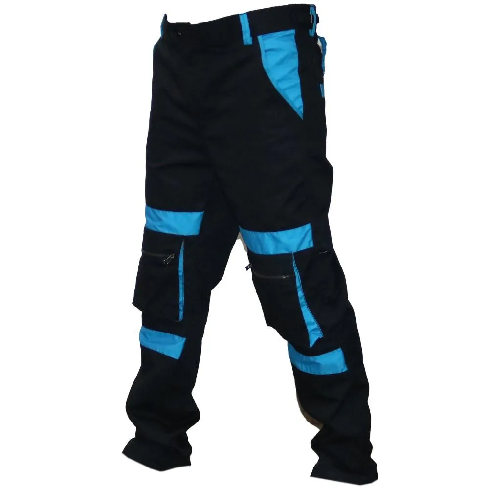 Black & Blue Two Tone Trouser For Men