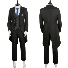 Black Butler Season 4: Public School Arc Ciel Phantomhive Black Uniform Party Carnival Halloween Cosplay Costume