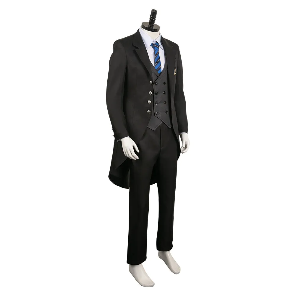 Black Butler Season 4: Public School Arc Ciel Phantomhive Black Uniform Party Carnival Halloween Cosplay Costume