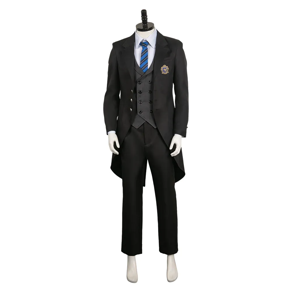 Black Butler Season 4: Public School Arc Ciel Phantomhive Black Uniform Party Carnival Halloween Cosplay Costume