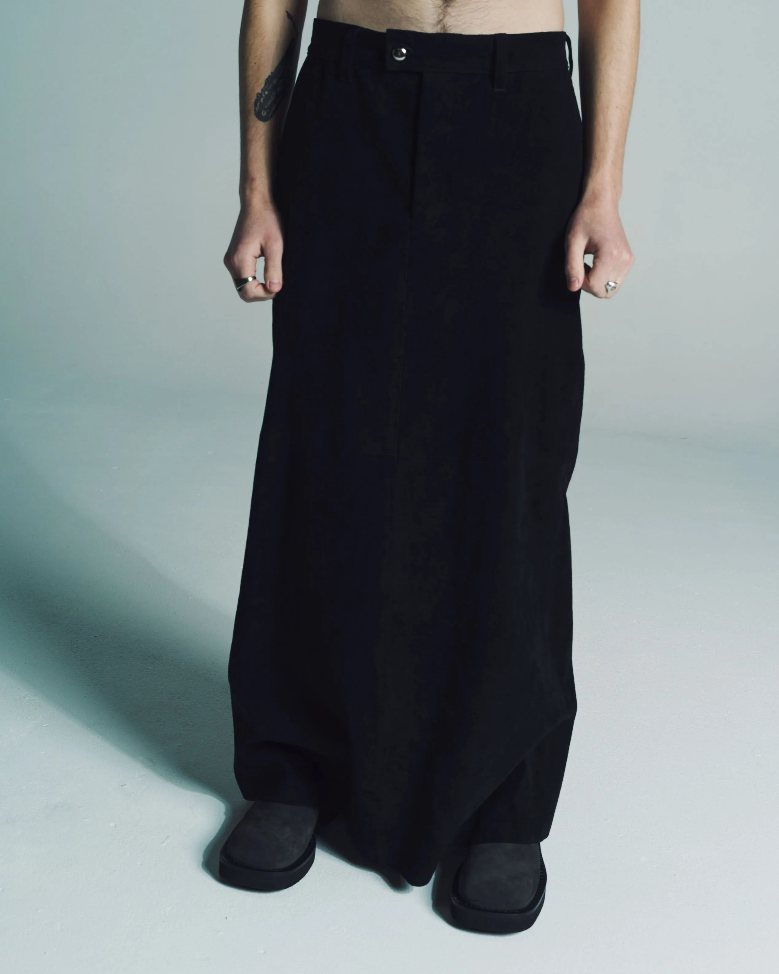 Black Sheep Leather Maxi Skirt