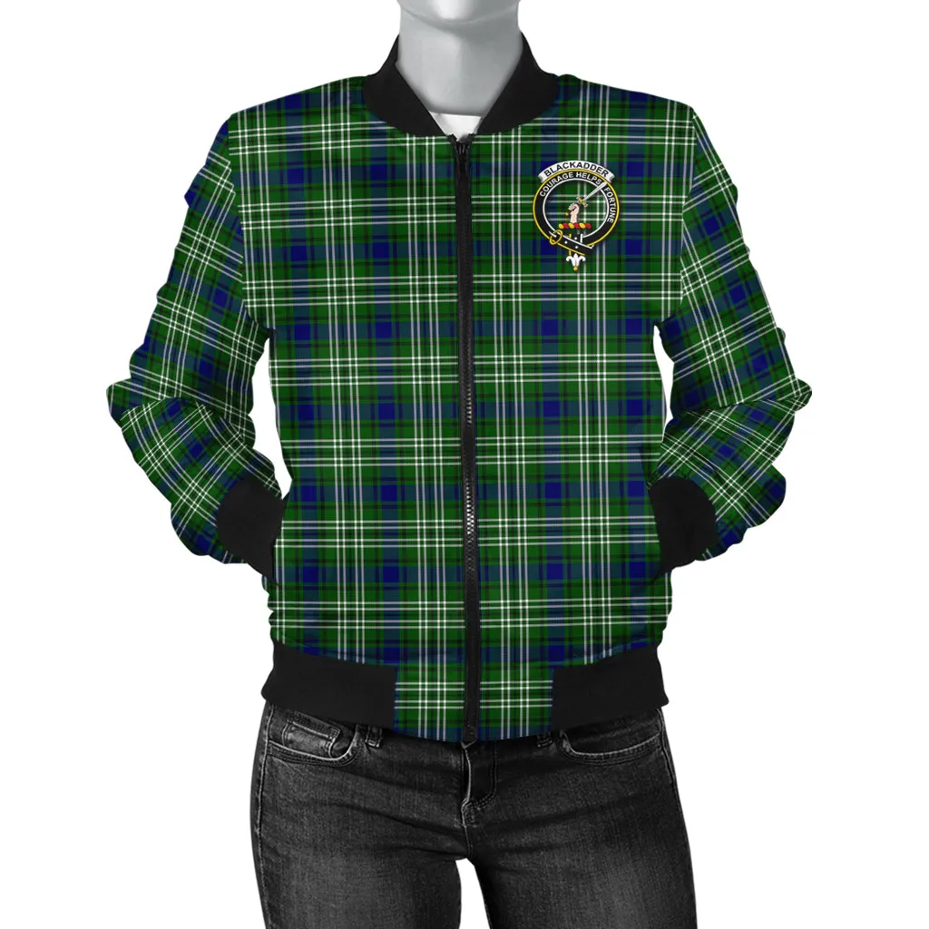 Blackadder Tartan Bomber Jacket with Family Crest