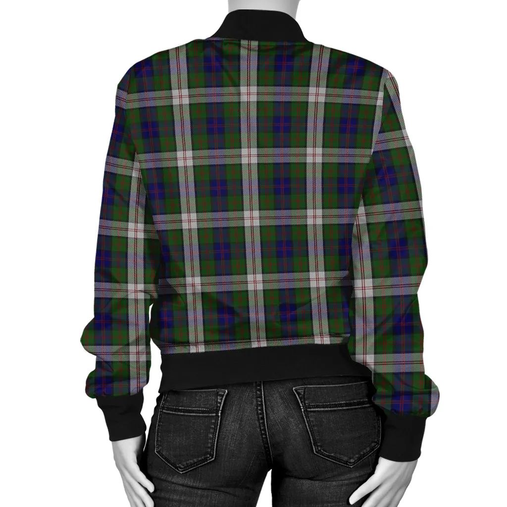 Blair Dress Tartan Bomber Jacket with Family Crest