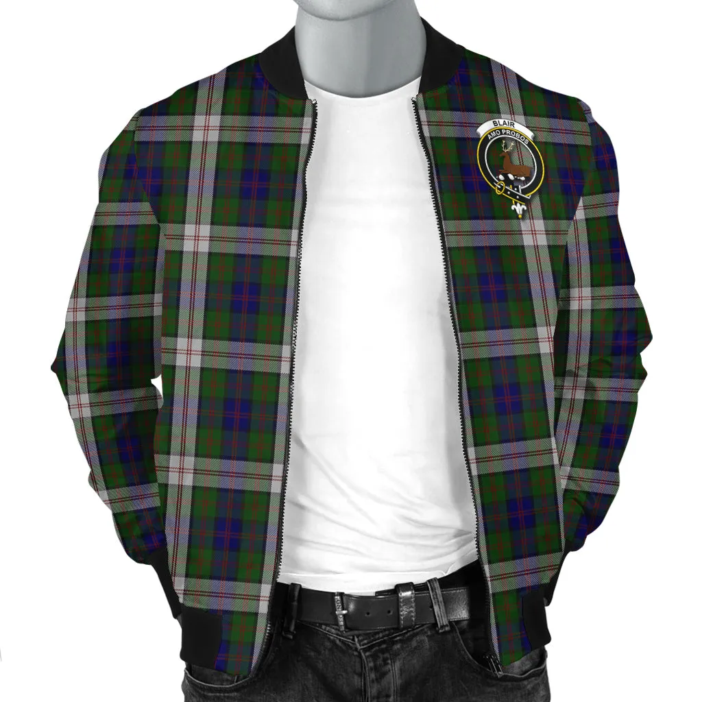 Blair Dress Tartan Bomber Jacket with Family Crest