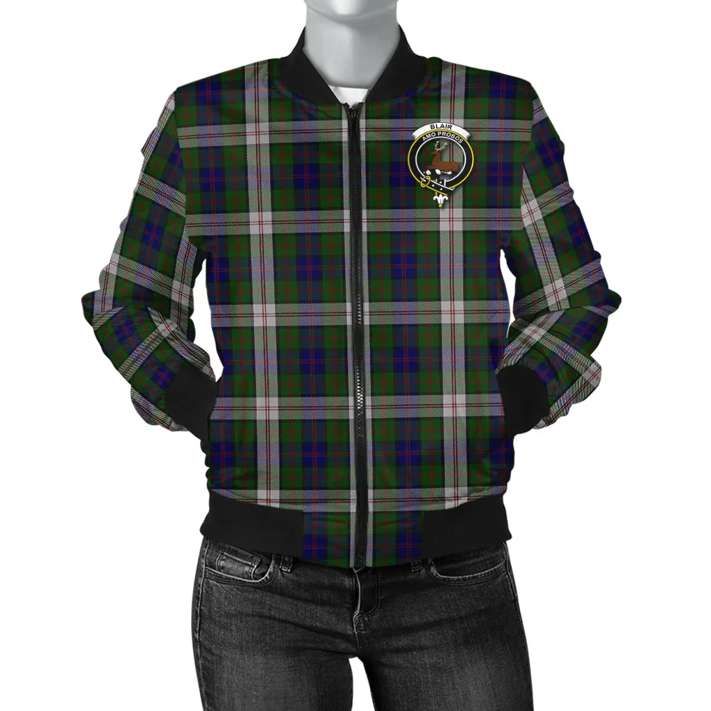 Blair Dress Tartan Bomber Jacket with Family Crest