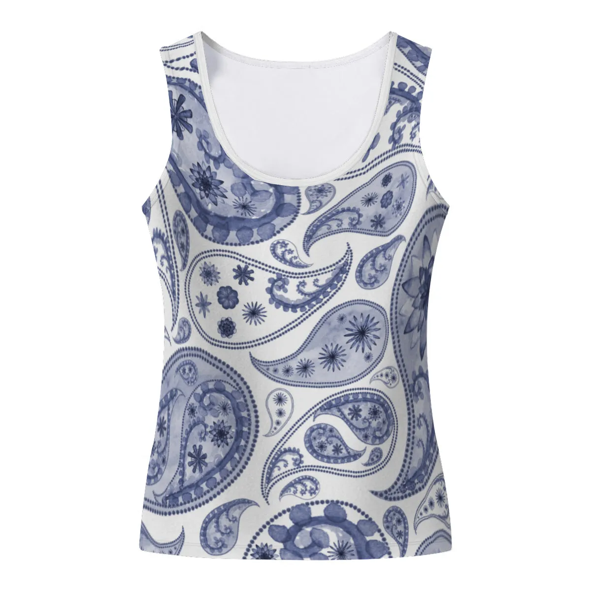 Blue Sky Paisley Tank top