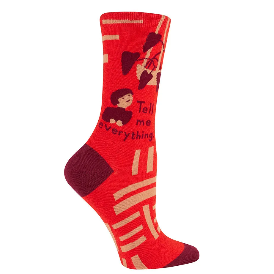 BlueQ Women's Crew Socks