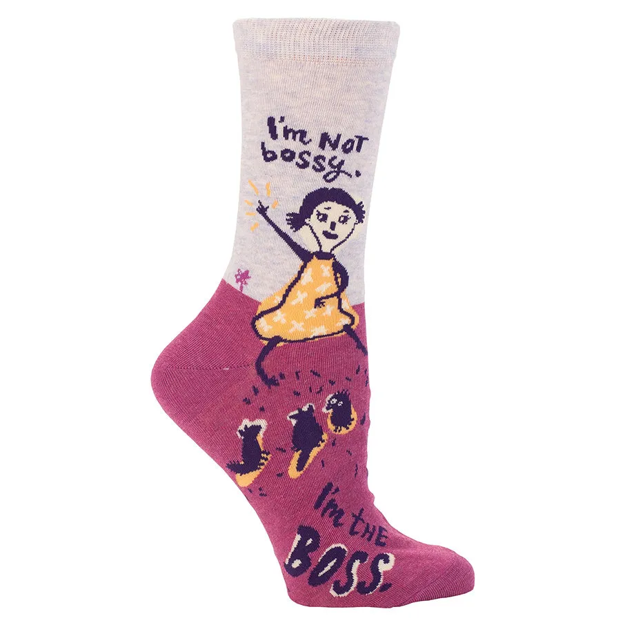 BlueQ Women's Crew Socks