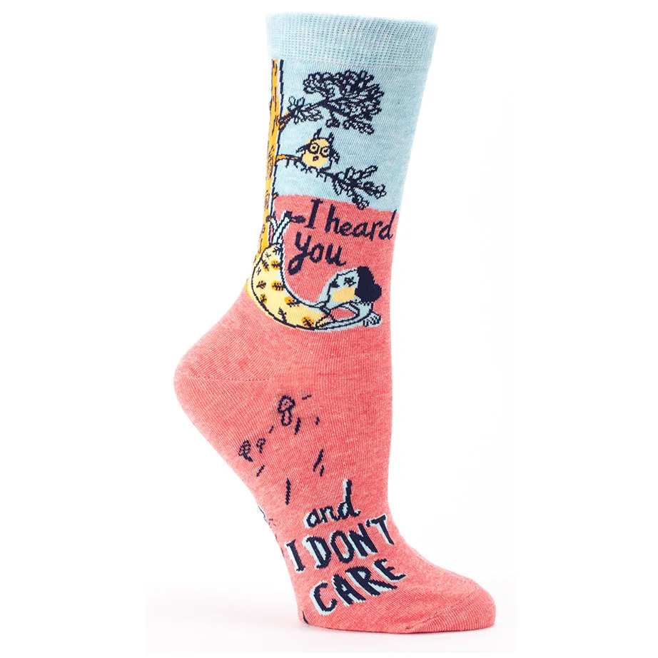 BlueQ Women's Crew Socks