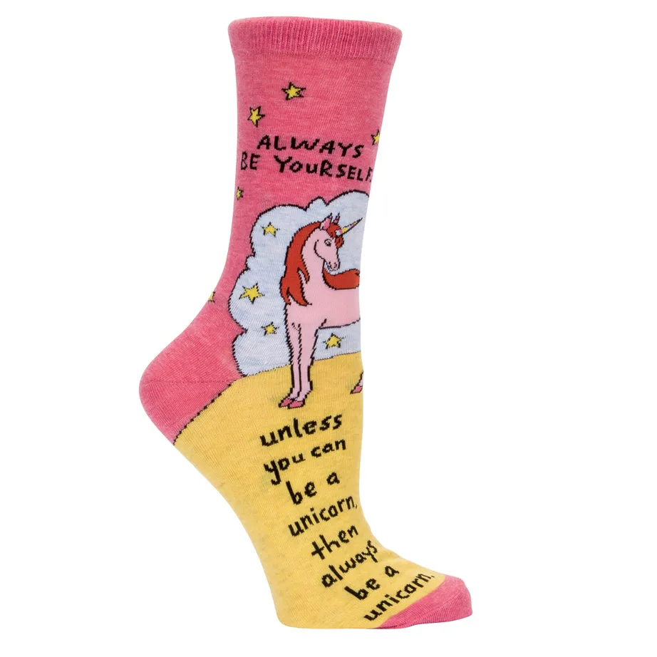 BlueQ Women's Crew Socks