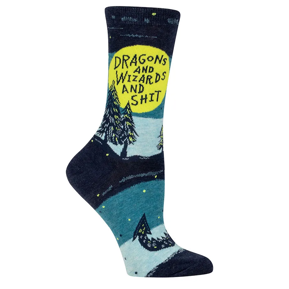 BlueQ Women's Crew Socks