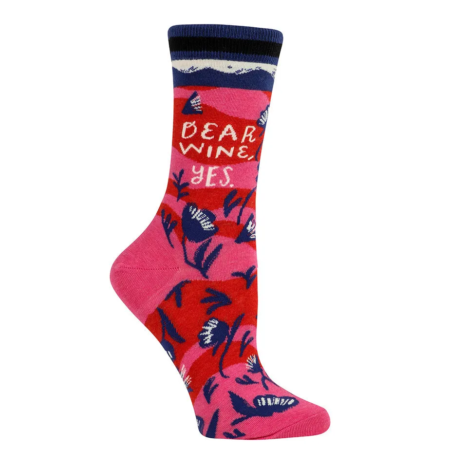 BlueQ Women's Crew Socks