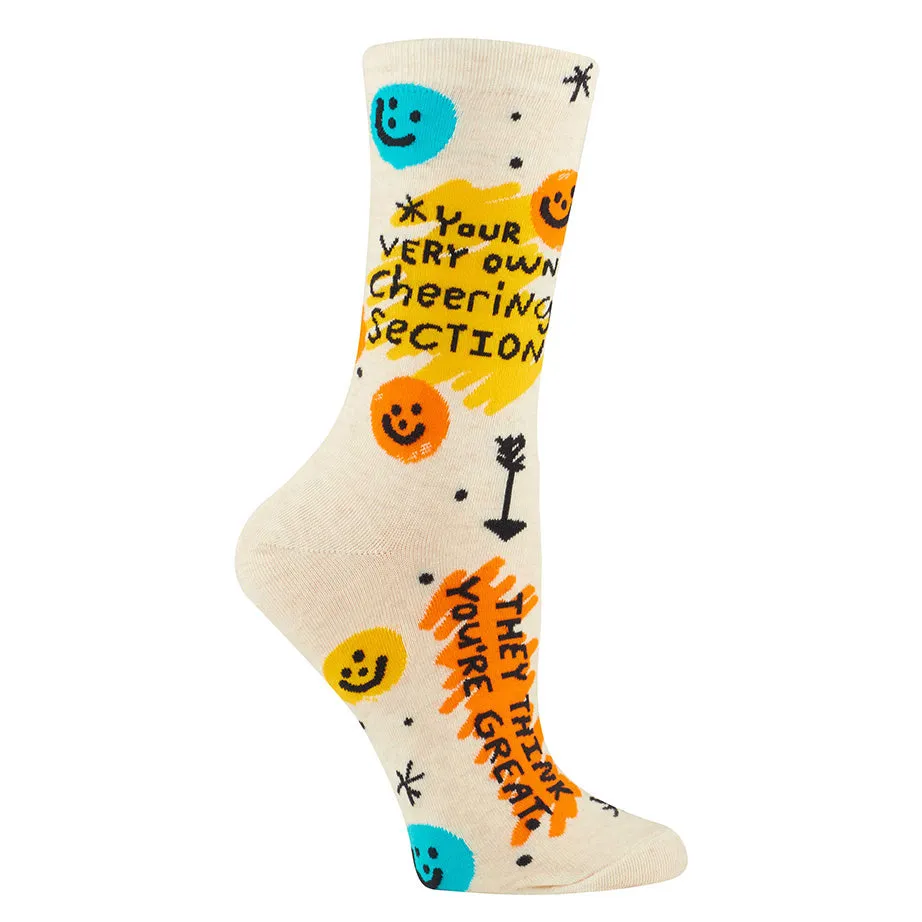 BlueQ Women's Crew Socks