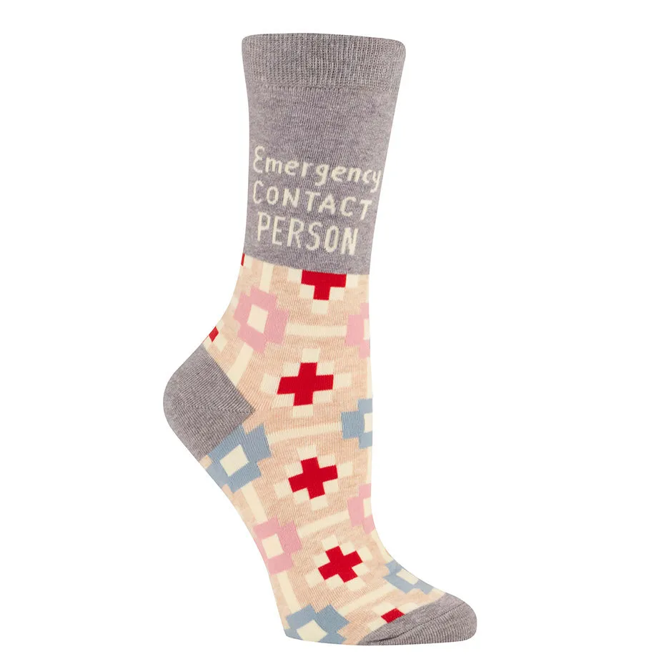 BlueQ Women's Crew Socks