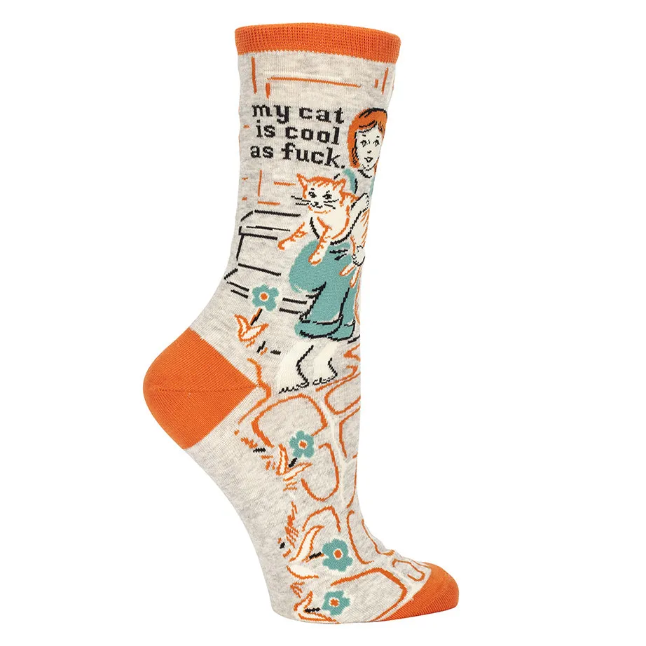 BlueQ Women's Crew Socks