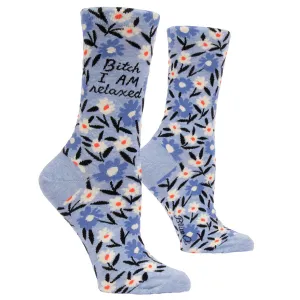 BlueQ Women's Crew Socks